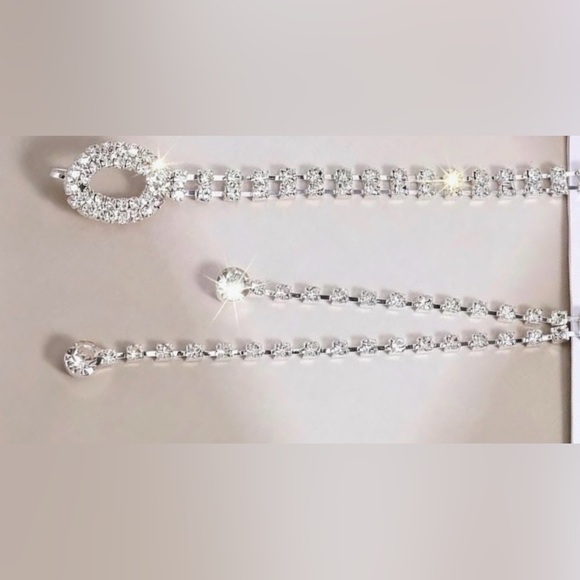 Silver Rhinestone Belt - Picture 3 of 4